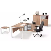 Xl Moebel Gmbh Moderner Weiß-Brauner Couchtisch Holzmöbel Exklusives Design Büro Möbel