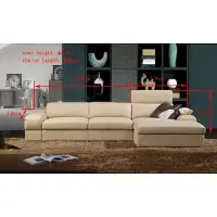 AEA Ecksofa Sofa Couch Polster Wohnlandschaft Leder Eck Sofas Garnitur L-Form