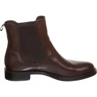 Ecco bottine bottine cuir/textile