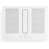 Klarstein ChefFusion Table de cuisson à induction avec hotte intégrée 70 cm – 4 zones, 7200 W, 504,3 m³/h, zones flexibles, recyclage et évacuation