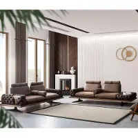 AEA Luxus Sofagarnitur Loft Möbel Moderne Couchen Chesterfield 3+3 Sitzer