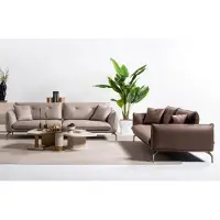 Xl Moebel Gmbh Luxus Couch Polstergarnitur Sofagarnitur 4+3 Sitzer Couchen Polster Möbel Braun