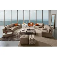 AEA Villa Rund Couch Design Wohnlandschaft Runde Sofa Couchen Möbel Ecksofa
