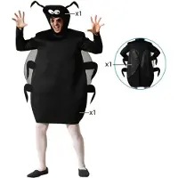 Atosa Déguisement Femme Cockroach