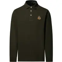 Hackett T-Shirt 'Heritage Crest' vert chiné / mélange de couleurs