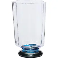 Hubsch Vase en verre bleu/vert (1x, 5 l)