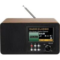 Albrecht DR 863 (DAB+ DAB, Bluetooth), Radio, Noir, Marron
