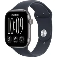 Apple Watch Series 12 OLED 46 mm Numérique 416 x 496 pixels Écran tactile Gris Wifi GPS (satellite)