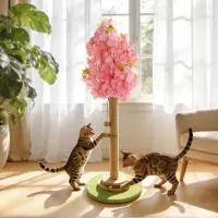 Merkloos Arbre à chat avec jouets, pour intérieur