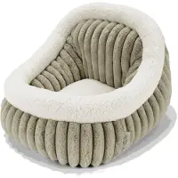 Merkloos Panier confortable pour chiens et chats, idéal pour se détendre, avec une base antidérapante