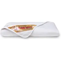 Merkloos Lit de camping 140x200 cm, 100 % coton, fin et absorbant, idéal pour le camping