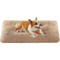 Feandrea Coussin pour chien XL 110x73 cm marron confortable