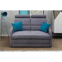 AEA 3 Sitz Sofa Couch Sofas Textil Polster Stoff Garnitur Bettfunktion Schlafsofa