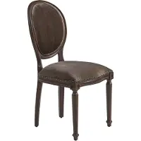 AEA Designer de luxe Chaise de salle à manger classique Siège Assise rembourrée Bois