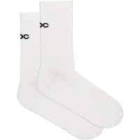 POC Unisexe, Chaussettes de sport, Motion MTB Socks (M), Noir, Blanc