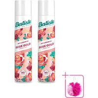 Batiste 2 x Shampooing sec Rose Gold - Parfum délicat de rose - 200 ml - Pack économique - 2 pièces