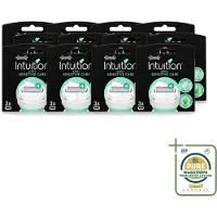 Wilkinson 12 lames de rechange Intuition Sensitive Care, adaptées aux peaux sensibles - Pack économique - 12 pièces