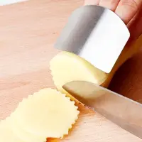 Markenlos Protège-doigts pour la cuisine : découpez en toute sécurité et avec confort
