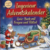 Sonstige Verlage Calendrier de l'Avent pour ingénieurs : Livre de quiz avec des questions et des énigmes