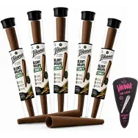 OEM Blunts pré-roulés – Alternative sans tabac, fabriquée à partir de fibres végétales – Format King Size (110 mm) – Paquet de 10