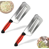 OEM Râpe à chou - Lame double couche pour râper et couper - pour salade de chou - 2 pièces - Noir et rouge
