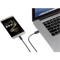 Renkforce Câble USB , USB 3.2 Gen1, connecteur USB-A, connecteur USB-C, longueur 1,80 m, couleur noire, modèle RF-4535906