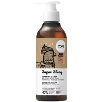 YOPE Shampooing Super Shiny Flax pour cheveux 97%, 300 ml
