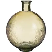 Mica Decorations Vase « Firenza » - H 42 x Ø 34 cm - Verre recyclé - Marron clair