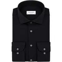 Profuomo Brushed Twill Chemise Navy