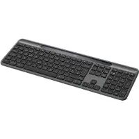 Logitech Signature Slim Solar + K980, sans fil, RF sans fil + Bluetooth, QWERTY, gris anthracite