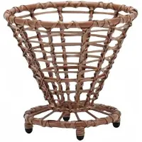 AEA Couchtisch Rattan Braun Beistelltisch Designer Couchtisch Terrasse Luxus Möbel
