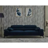 Xl Moebel Gmbh Moderne Couch Dreisitzer Sofa 3 Sitzer Stoffsofa Polstersofa Blau Sofa