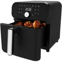 Cecotec Friteuse Cecofry Smokin Duo 6000 6 L, Friteuse, Noir
