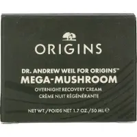 Origins Dr. Andrew Weil for Mega-Mushroom Overnight Recovery Cream masque apaisant et hydratant pour la nuit 50 ml