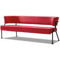 Xl Moebel Gmbh Roter Leder Dreisitzer Wohnzimmer Designer Polstercouch Sitzmöbel Sofa