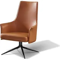 AEA Sessel Design Couch Sofa Relax Leder Lounge Club Polster Sitzer Luxus Orange