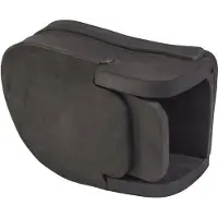 Grays Protège-main de hockey pour gardien de but, taille Large, noir avec accents fluo jaune, pour la main gauche