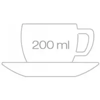 Tescoma Tasse à cappuccino CREMA, avec soucoupe, Tasse, Beige