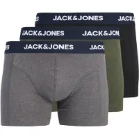 Jack & Jones Boxers 'JACLAMP' marron chiné / olive / noir