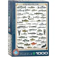 Sonstige Verlage Puzzle Poissons d'eau douce - 1000 pièces