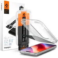 Spigen Protection d'écran en verre trempé GLAStR Privacy Applicator - lot de 1 pour Apple iPhone 18 Pro