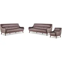 Xl Moebel Gmbh Sitzmöbel 3-Sitzer Sessel Braun Ledersofas Couch Lehnsessel Klassisch