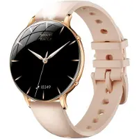 INF Montre intelligente 1.32inch AMOLED — Suivi fitness, Bluetooth 5.4, IP68, 240mAh, compatible avec l'application Da Fit Rose
