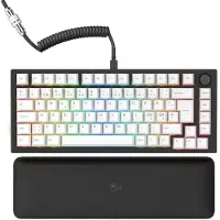 Glorious Clavier GMMK Pro 75% personnalisable, modèle Fox, couleur noir nordique