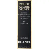 Chanel Rouge Allure Velvet Rouge à lèvres Limited edition 58 Rouge Vie 3,5 grammes