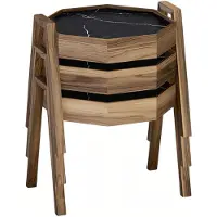 Xl Moebel Gmbh Elegantes schwarzes Holz Couchtisch-Set modern und robust