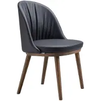 Xl Moebel Gmbh Eleganter Schwarzer Esszimmerstuhl Designer Kunstlederstuhl