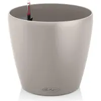 Lechuza Classico Color 35 Brun Sable 13225 - Pot De Fleurs Avec Système D'irrigation - 17 Litres