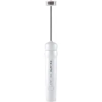 Chiato Mousseur à lait électrique nanoPLAY – rechargeable, blanc