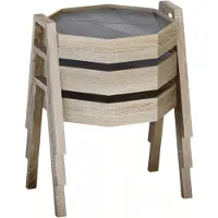 Xl Moebel Gmbh Elegantes graues Couchtisch-Set aus Holz im modernen Stil